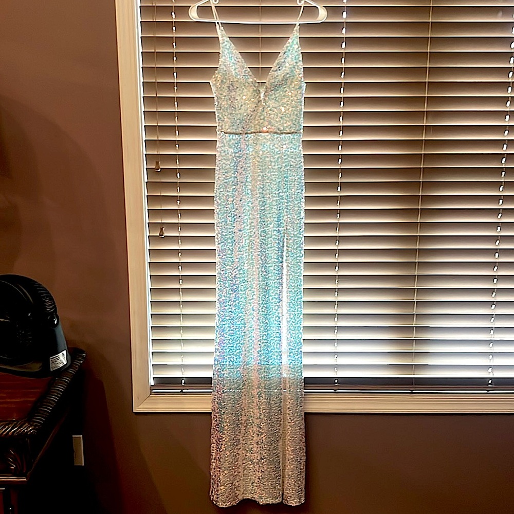 NEW sequined prom or homecoming dress. So pretty!!